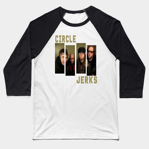 circle jerks Baseball T-Shirt by rika marleni